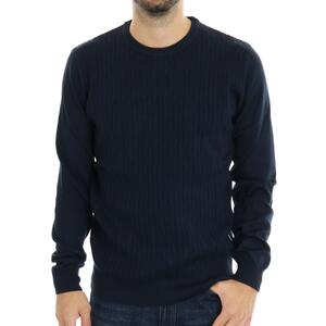 MAGLIA LAVORATA BLU